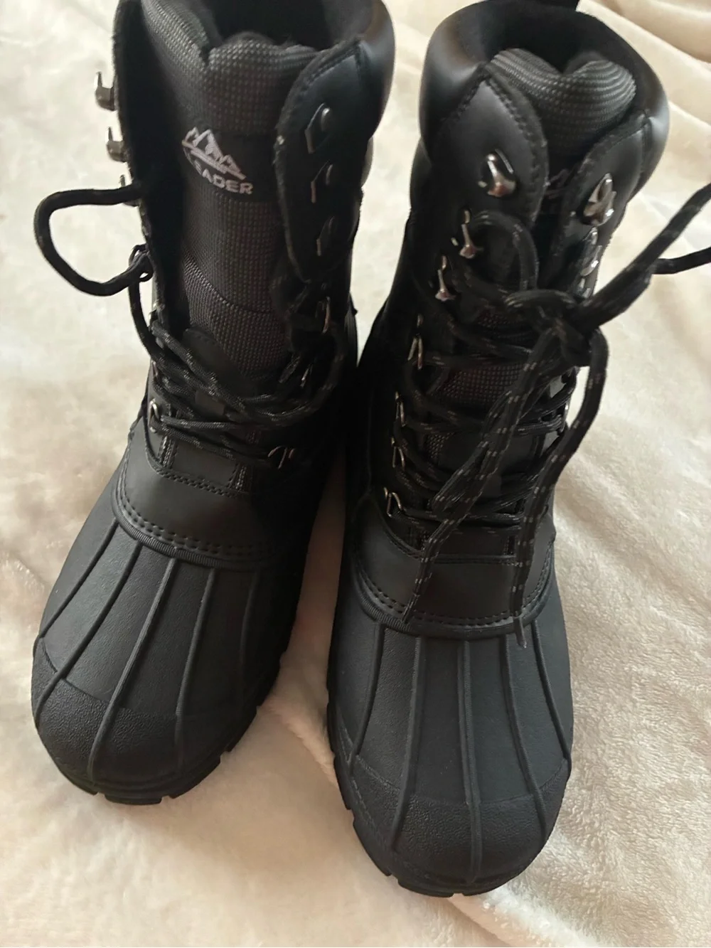 ALEADER Men's Waterproof Winter Snow Boots Thinsulate size 9